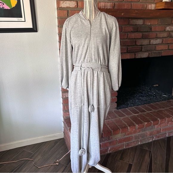 For Love & Lemons Yuna Jumpsuit in Grey Sz S - Picture 3 of 12